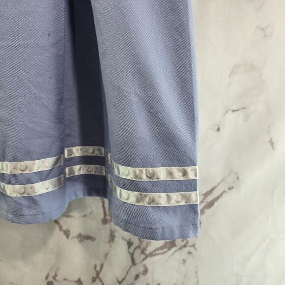 Sailor Moon Skirt Womens Medium Blue Mini Pleated Cheer Skater Round - Picture 4 of 12